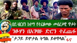 በደ/ብርሀን ከተማ የተፈፀመው መብረቃዊ ጥቃት ንፁሃን በአገዛዙ ድሮን ተፈጨፉ|“ታጋይ ይሞታል ትግል ይቀጥላል.ETHIOPIA| AMHARA FANO