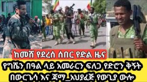 ከመሸ የደረሰ ሰበር የድል ዜና! የግሸን በዓል ላይ አመራርን ፍለጋ የድሮን ቅኝት! በውርጌሳ እና ጃማ –አህያፈጅ የውጊያ ውሎ! መስከረም 21/2017ዓ.ም