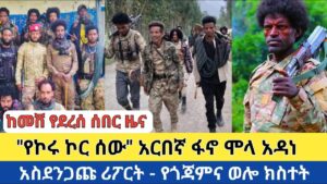 ከመሸ የደረሰ ሰበር መረጃ | “የኮሩ ኮር ሰው” አርበኛ ፋኖ ሞላ አዳነ | አስደንጋጩ ሪፖርት – የጎጃምና ወሎ ክስተት