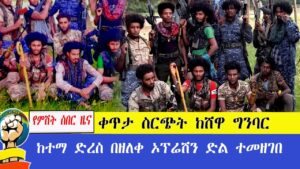 ethiopia amhara fano , ከመሸ የደረሰ ሰበር ዜና | ቀጥታ ስርጭት ከሸዋ ግንባር | ከተማ ድረስ በዘለቀ ኦፕሬሽን ድል ተመዘገበ | Amhara Fano Daily News #ethiopia​ #amhara​ #ፋኖ​