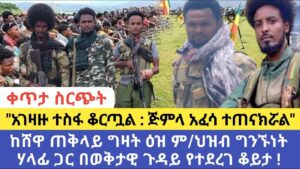 ቀጥታ ስርጭት | ከሸዋ ጠቅላይ ግዛት ዕዝ ም/ህዝብ ግንኙነት ሃላፊ ጋር በወቅታዊ ጉዳይ የተደረገ ቆይታ !